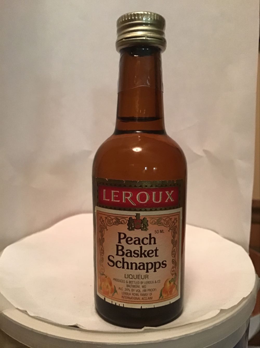 Leroux Chocolate Banana & Peach Basket & Raspberry & Chocolate Raspberry - Leroux & Co. (50 mL) alcohol collectible - Main Image 2