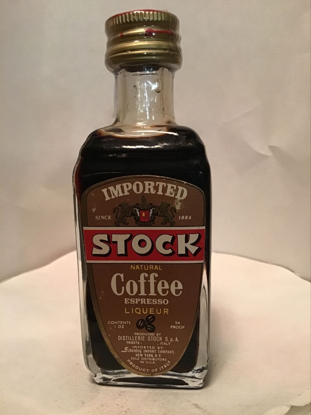 Stock Creme De Menthe & Apricot & Blackberry & Coffee - Distillerie Stock (1 FL OZ) alcohol collectible - Main Image 4