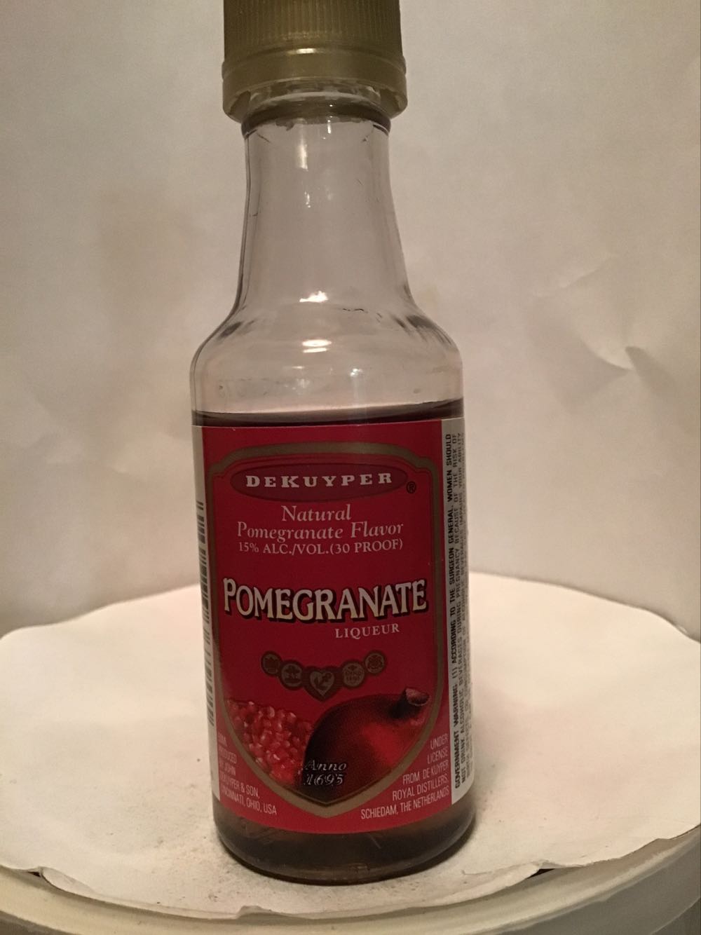 Dekuyper Cactus Juice & Peachtree & Sex On The Beach & Pomegranate & 03 - John De Kuper (50 mL) alcohol collectible - Main Image 3