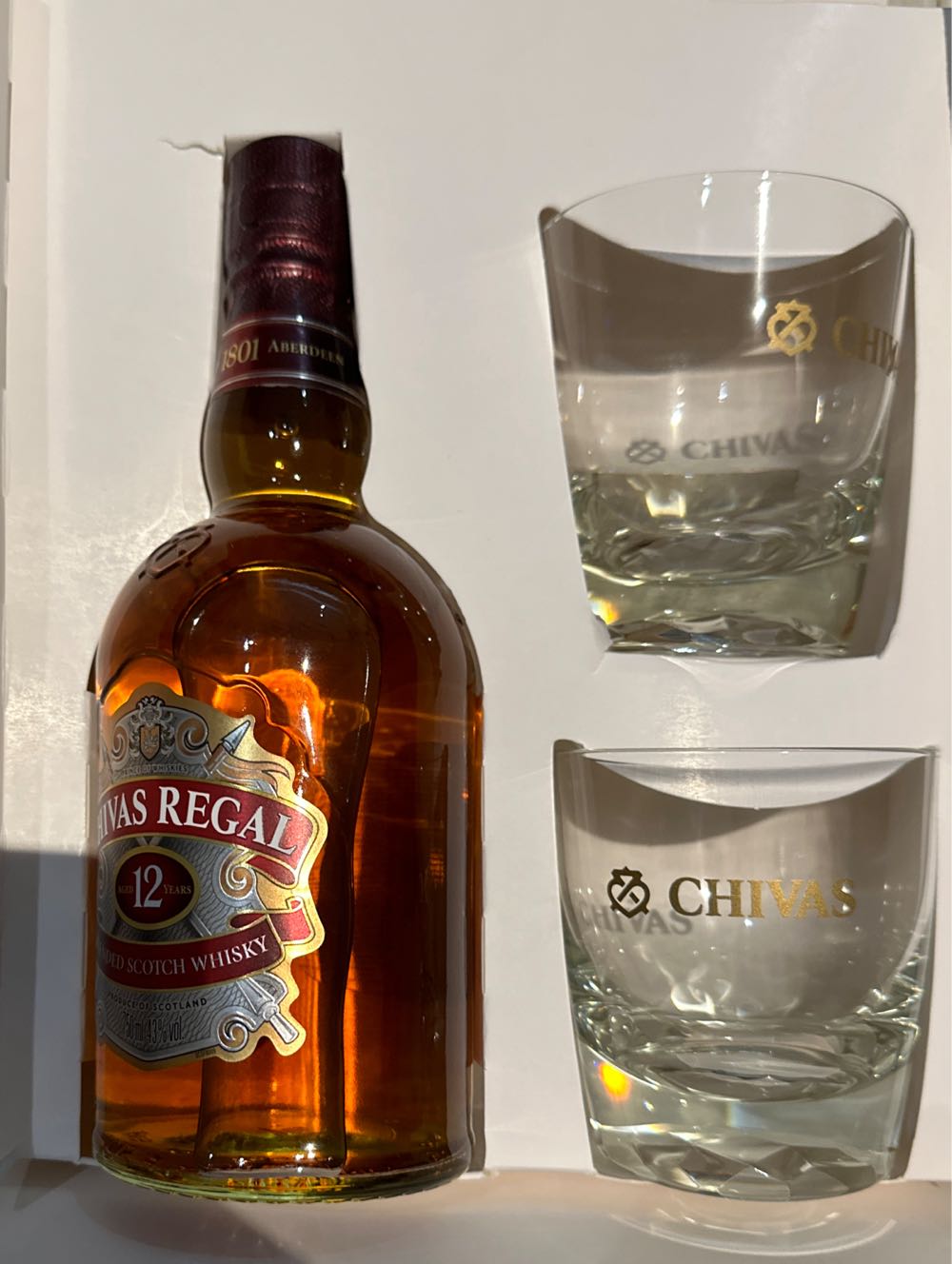 Chivas Regal Glasses Gf Health  alcohol collectible [Barcode 6007608002515] - Main Image 2