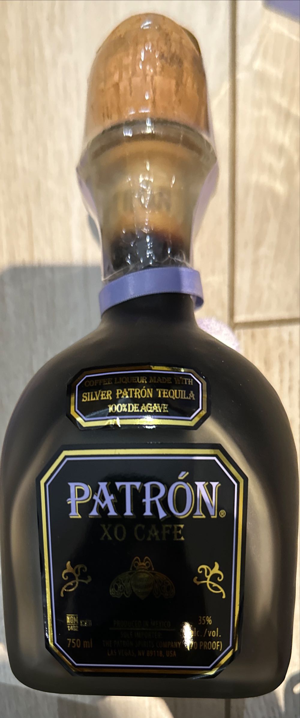 Patron XO Coffee Liqueur - Patron Distillery alcohol collectible [Barcode 6009800140408] - Main Image 2