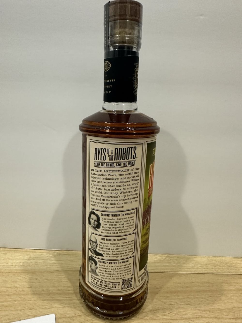 Ryes Of The Robots - Filmland Spirits (750 mL) alcohol collectible [Barcode 794775882007] - Main Image 2