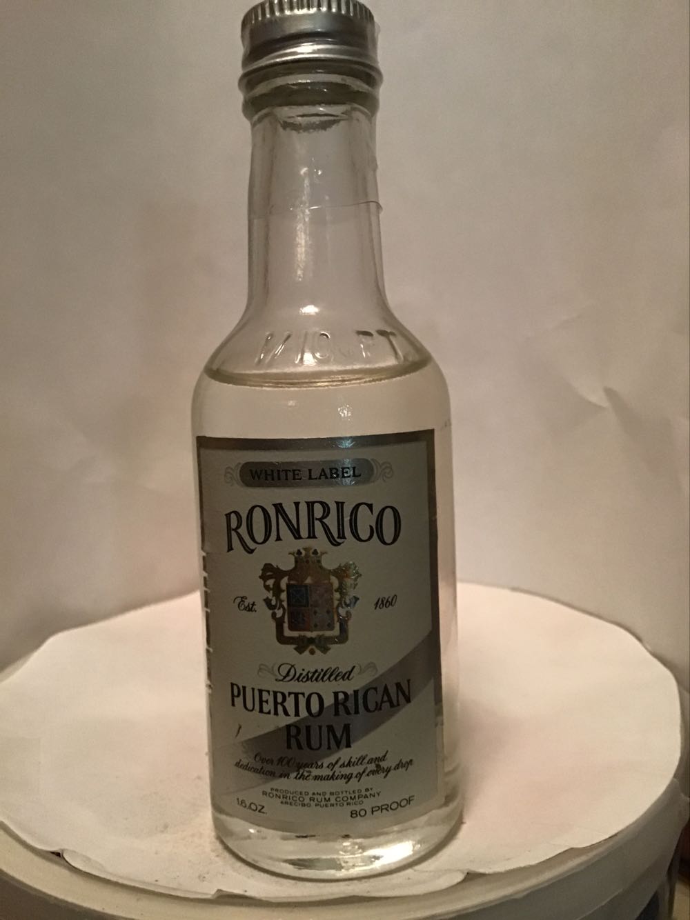 Ron Rico & White & Gold & Silver - Puerto Rico Distillary (1.10 FL OZ) alcohol collectible - Main Image 2