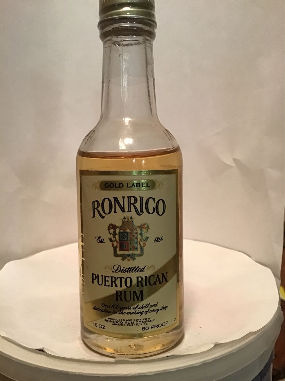 Ron Rico & White & Gold & Silver - Puerto Rico Distillary (1.10 FL OZ) alcohol collectible - Main Image 3