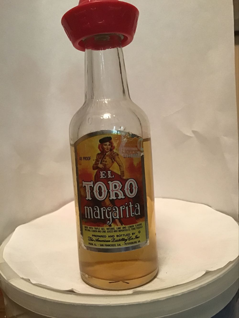 El Toro Tequila  & Margarita - American Distilling Co. (1.10 FL OZ) alcohol collectible - Main Image 2