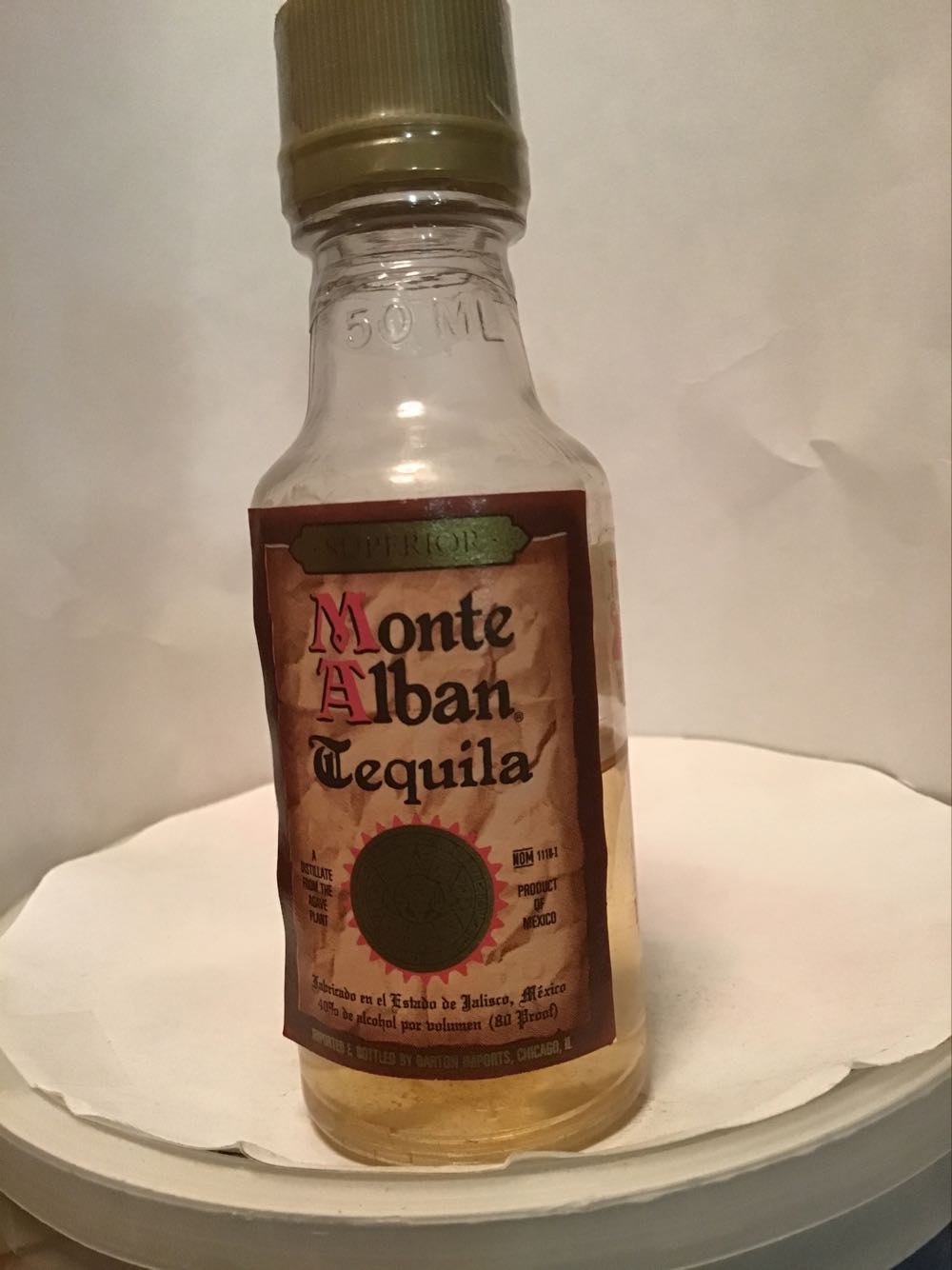 Monte Alban Mezcal & Tequila - Gaxaca (50 FL OZ) alcohol collectible - Main Image 3