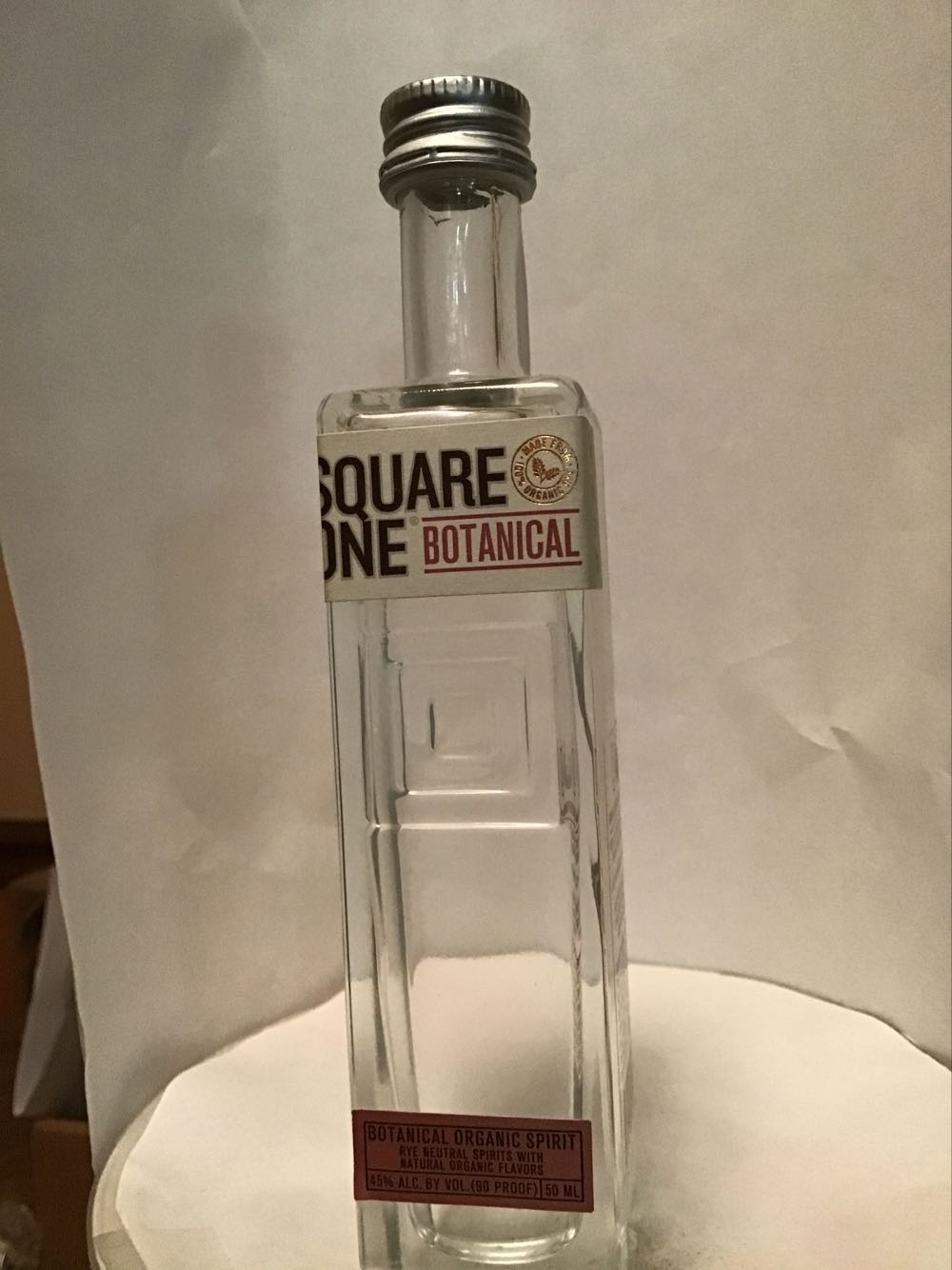 Square One Organic & Botanical & Cucumber - Square One Organic Spirits (50 mL) alcohol collectible - Main Image 2