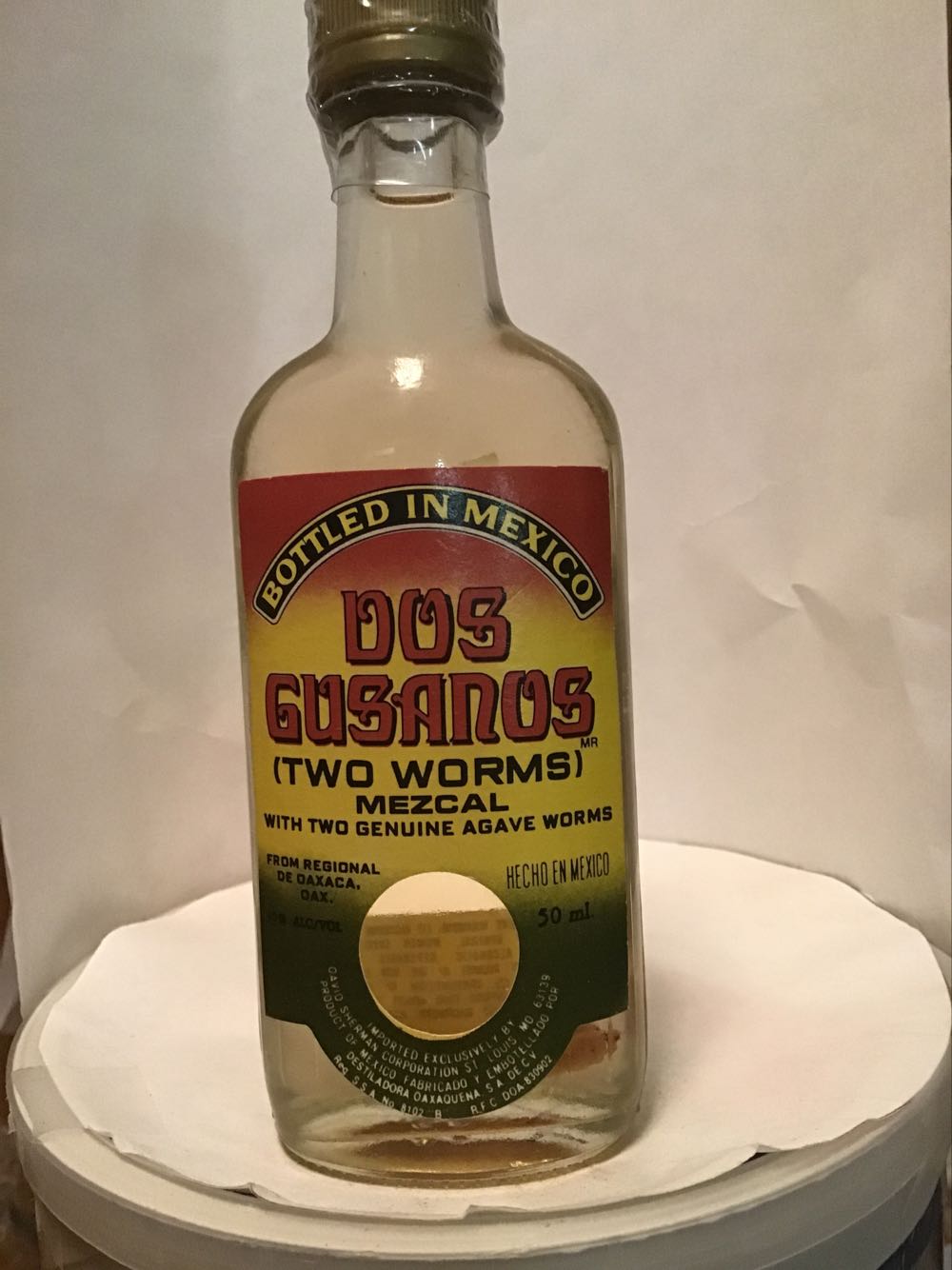 Dos Gusanos - David Sherman (50 mL) alcohol collectible - Main Image 3