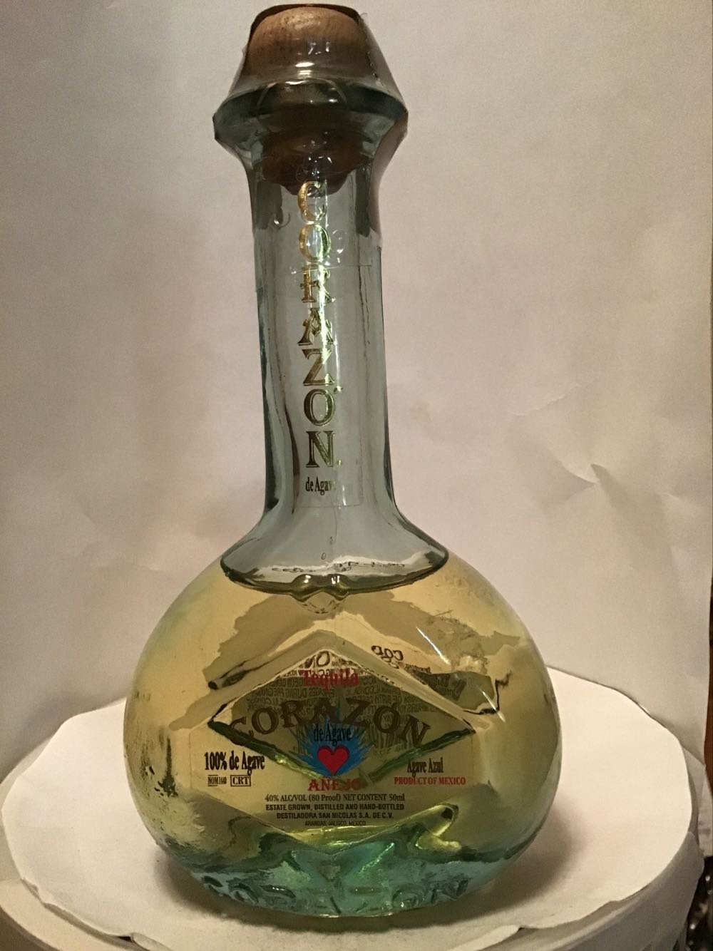 Corazon Blanco & Anejo & Reposado - San Nicholas (50 mL) alcohol collectible - Main Image 2