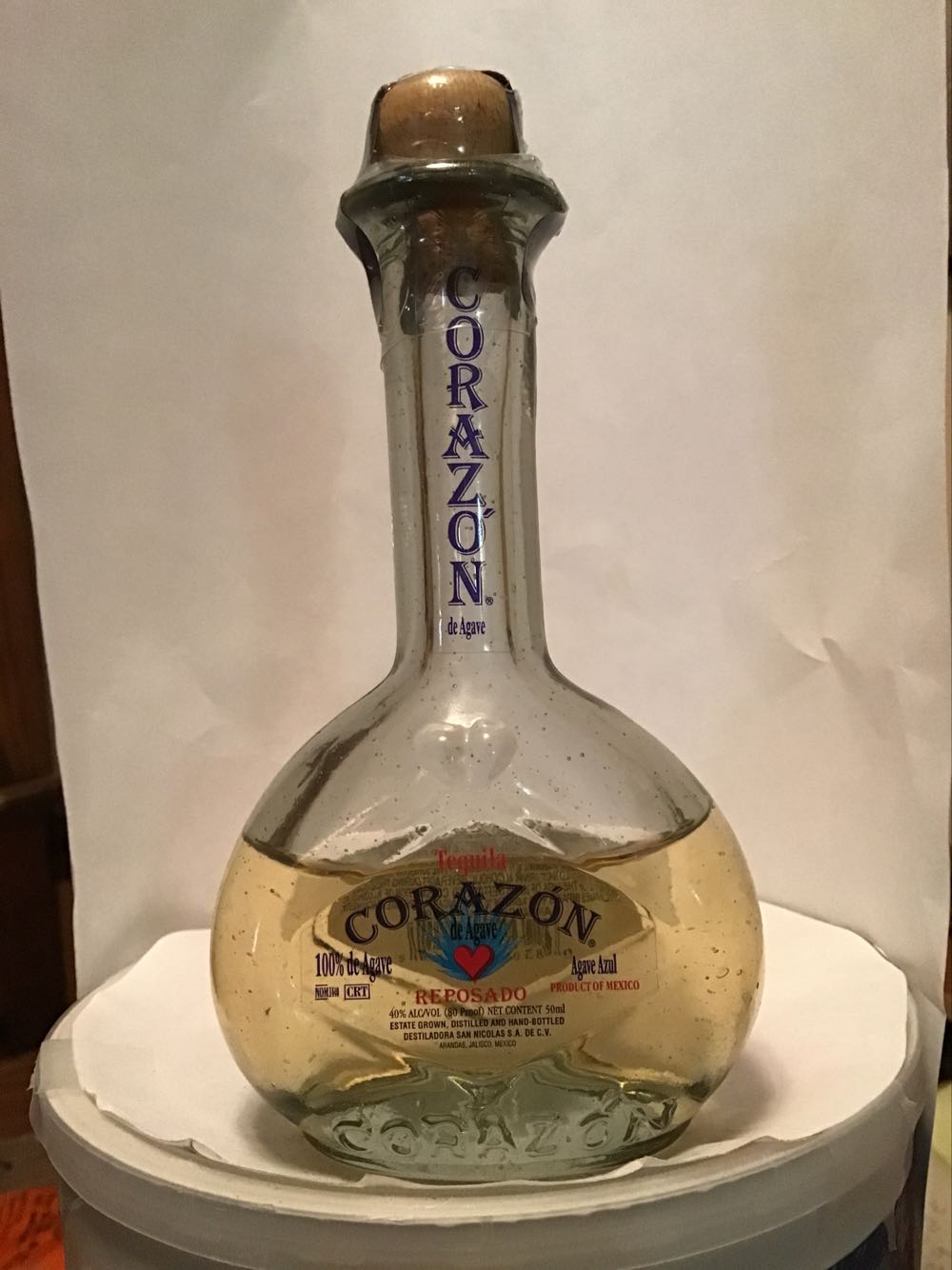 Corazon Blanco & Anejo & Reposado - San Nicholas (50 mL) alcohol collectible - Main Image 3