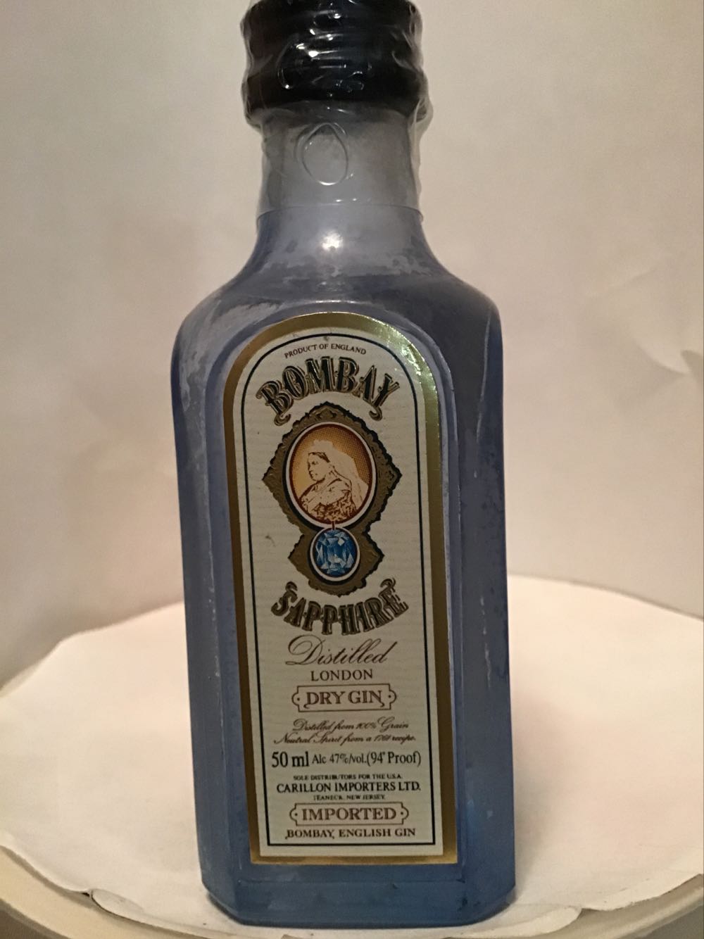 Bombay Dry Gin & Sapphire - Bombay Spirits Company (50 mL) alcohol collectible - Main Image 2