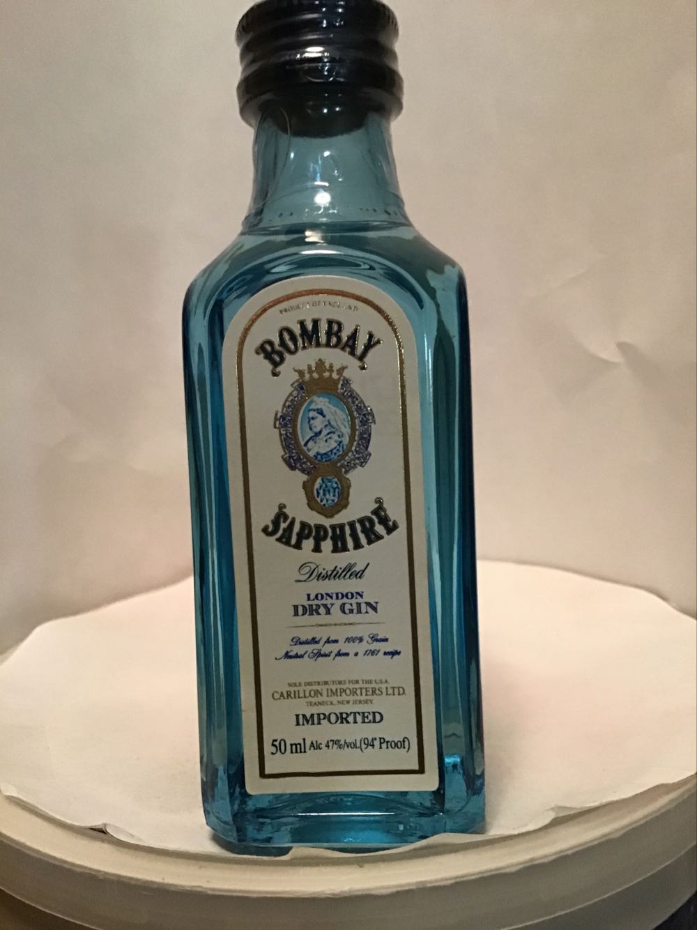 Bombay Dry Gin & Sapphire - Bombay Spirits Company (50 mL) alcohol collectible - Main Image 3