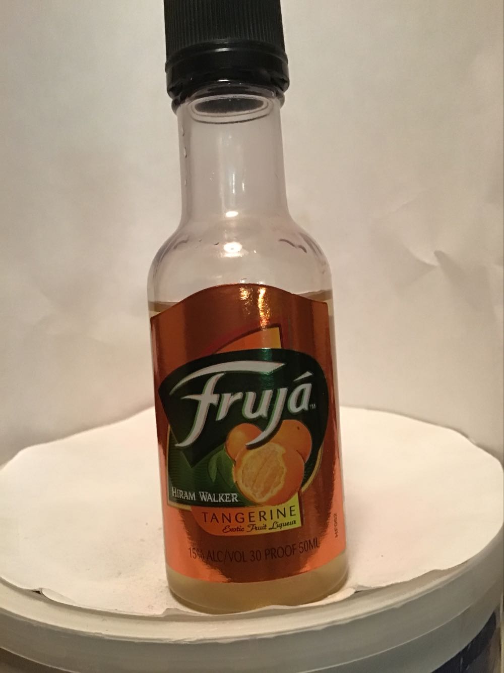 Hiram Walker’s Crystal Gin & Fruja & Blueberry Passion & Blackberry & Whipped Cream - Hiram Walker & Sons (1.10 FL OZ) alcohol collectible - Main Image 2