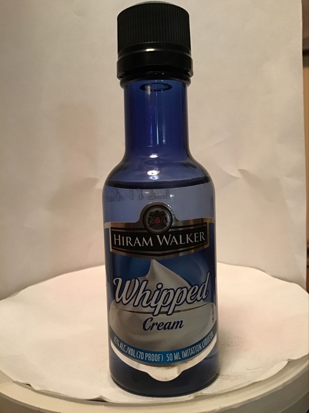 Hiram Walker’s Crystal Gin & Fruja & Blueberry Passion & Blackberry & Whipped Cream - Hiram Walker & Sons (1.10 FL OZ) alcohol collectible - Main Image 4