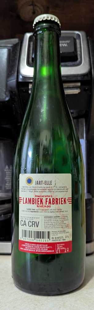 Oude Kriek Jart-Elle - De Lambiek Fabriek (375 mL) alcohol collectible - Main Image 2