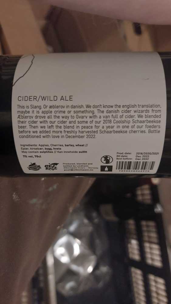 Slang Friendship Series - Lindheim Ølkompani (750 mL) alcohol collectible - Main Image 2