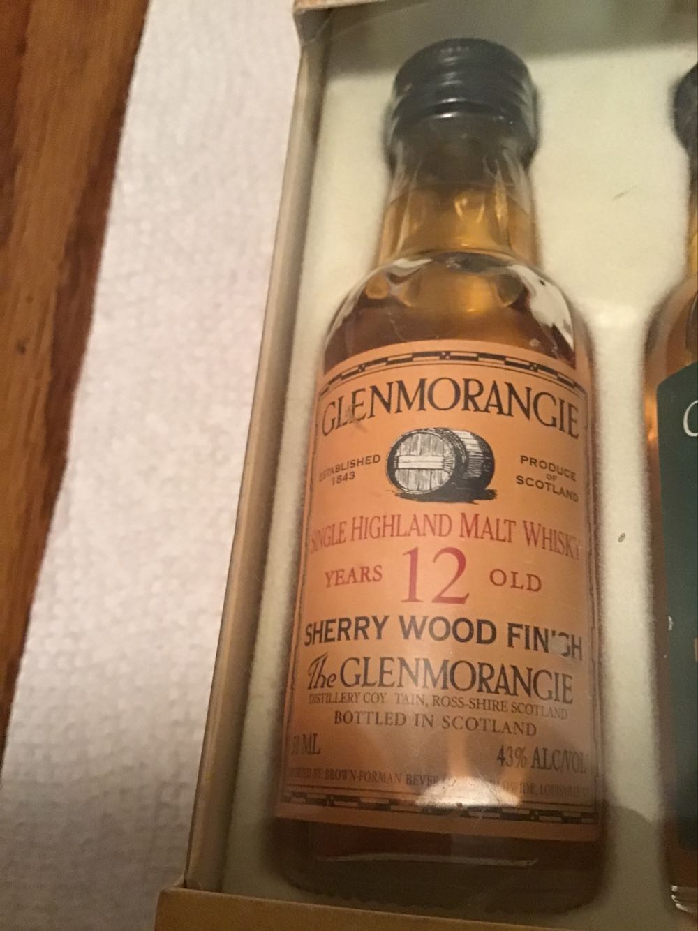 Glenmorangie 10 Yr. & Sherry Wood & Madeira Wood & Port Wood - The Glenmorangie Distillery (50 mL) alcohol collectible - Main Image 2
