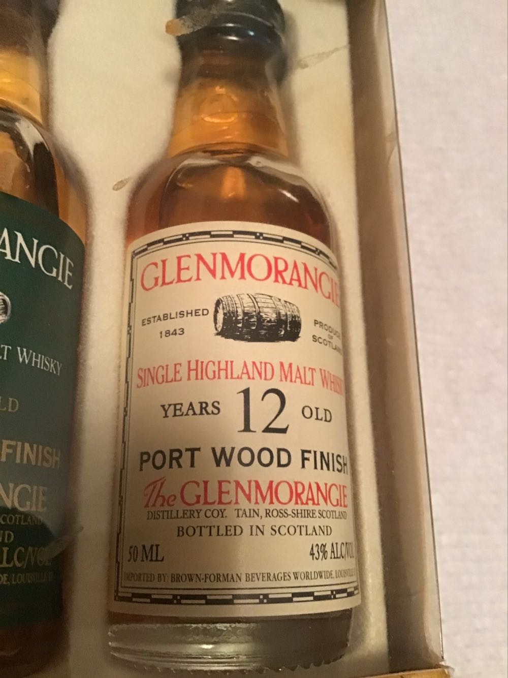 Glenmorangie 10 Yr. & Sherry Wood & Madeira Wood & Port Wood - The Glenmorangie Distillery (50 mL) alcohol collectible - Main Image 4