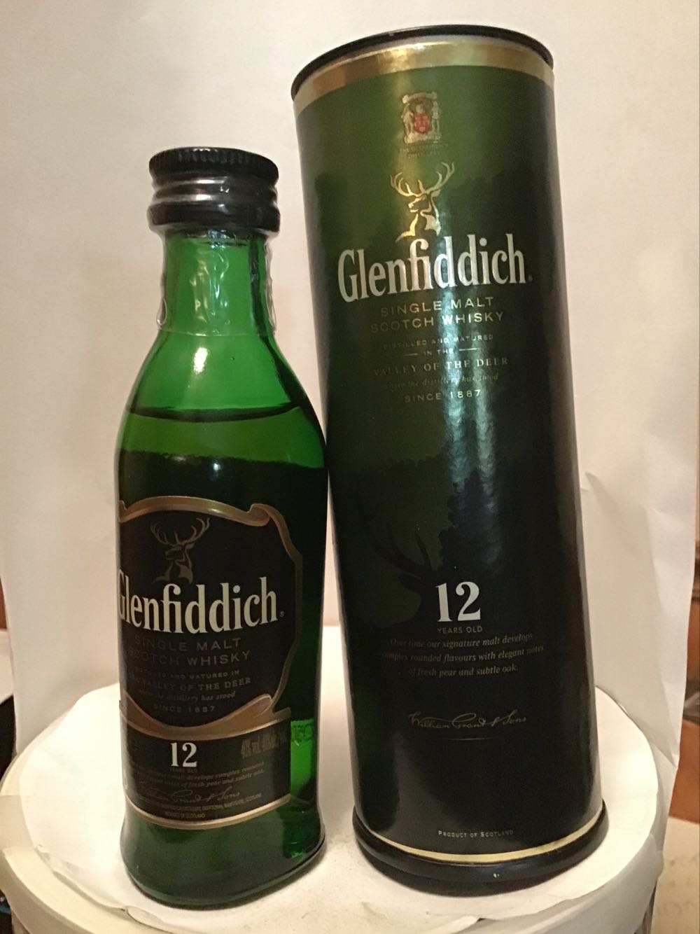 Glenfiddich & 12, 15 & 18 Yr. Old - William Grant & Sons (50 mL) alcohol collectible - Main Image 2