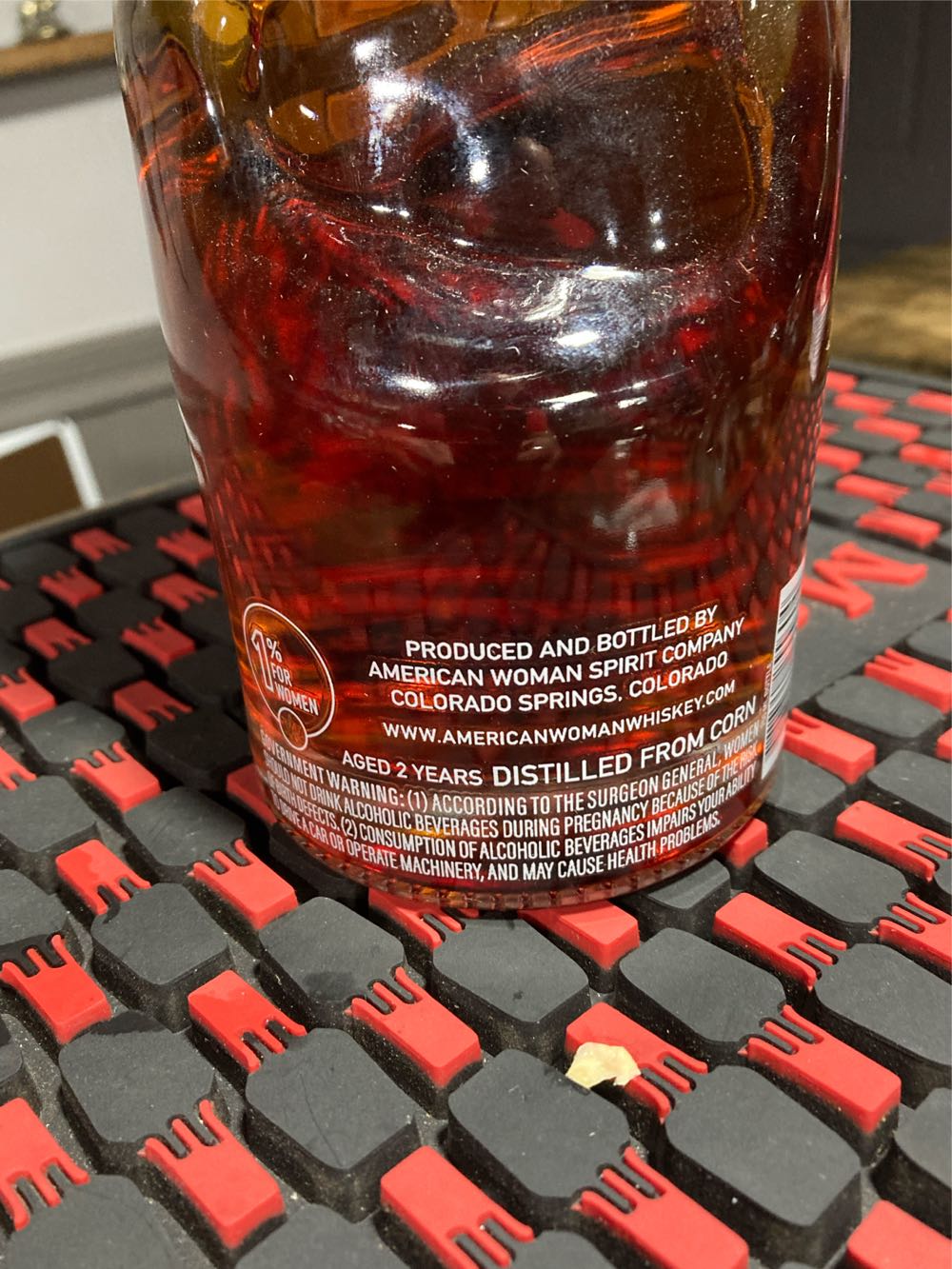 American Woman Cask Strength Bourbon - American Woman Spirit Co. (750 mL) alcohol collectible [Barcode 787790255604] - Main Image 2