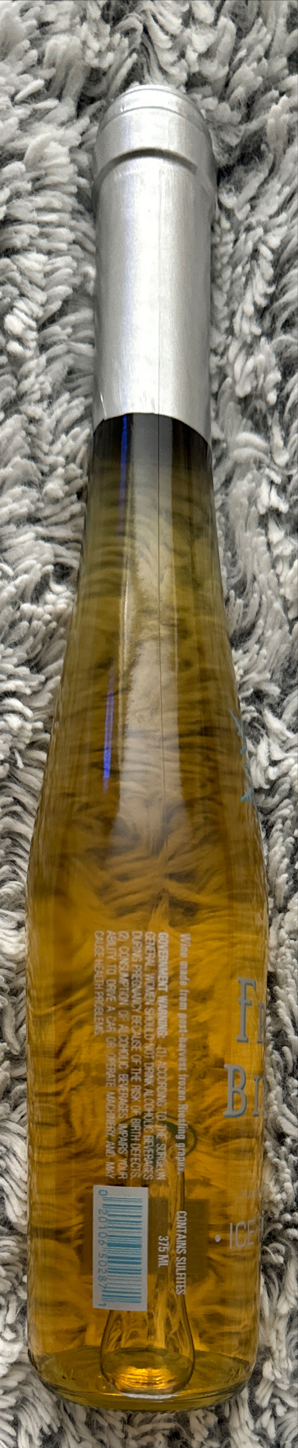 Frost Bitten Ice Riesling Yakima Valley Reisling Ice Wine  (375 mL) alcohol collectible [Barcode 020106502871] - Main Image 2