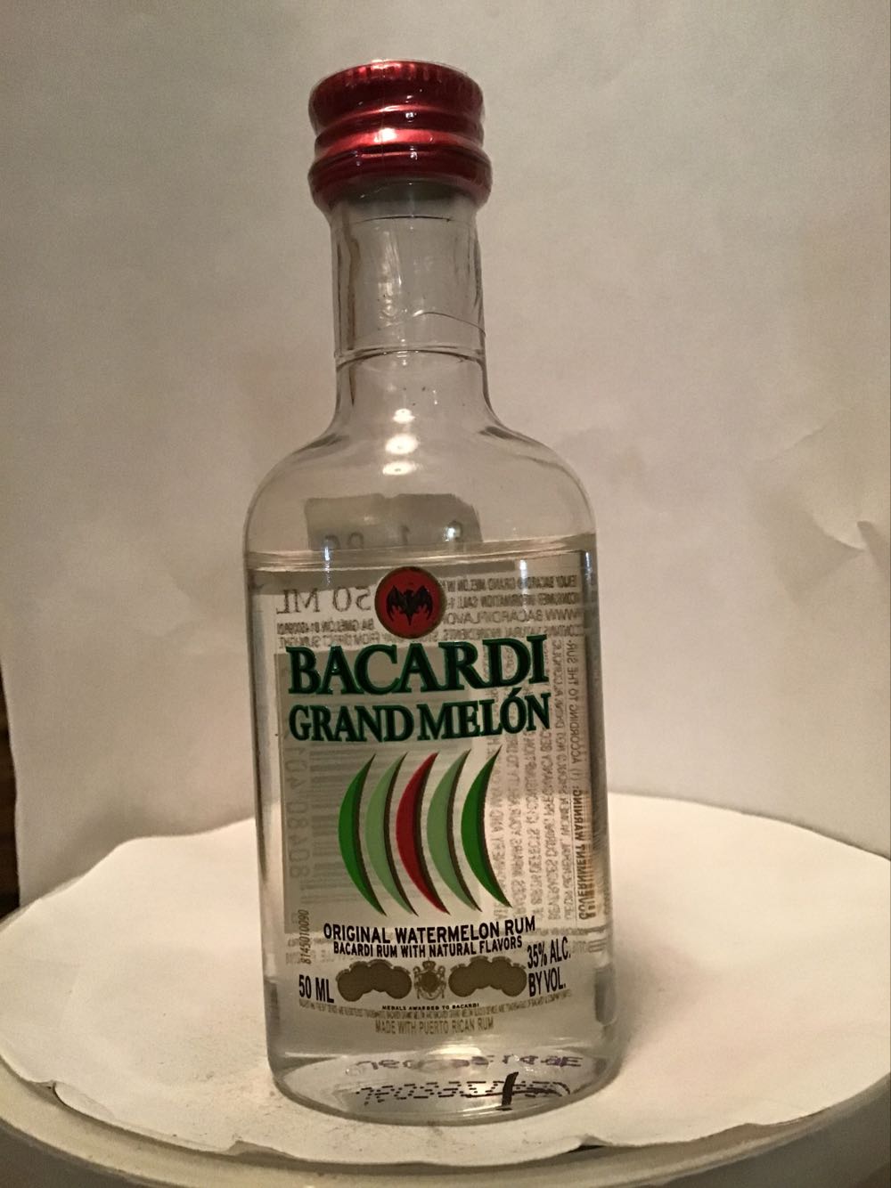 Bacardi Orange & Grand Melon & Peach Red & Vanila - Bacardi & CO LTD (50 mL) alcohol collectible - Main Image 2