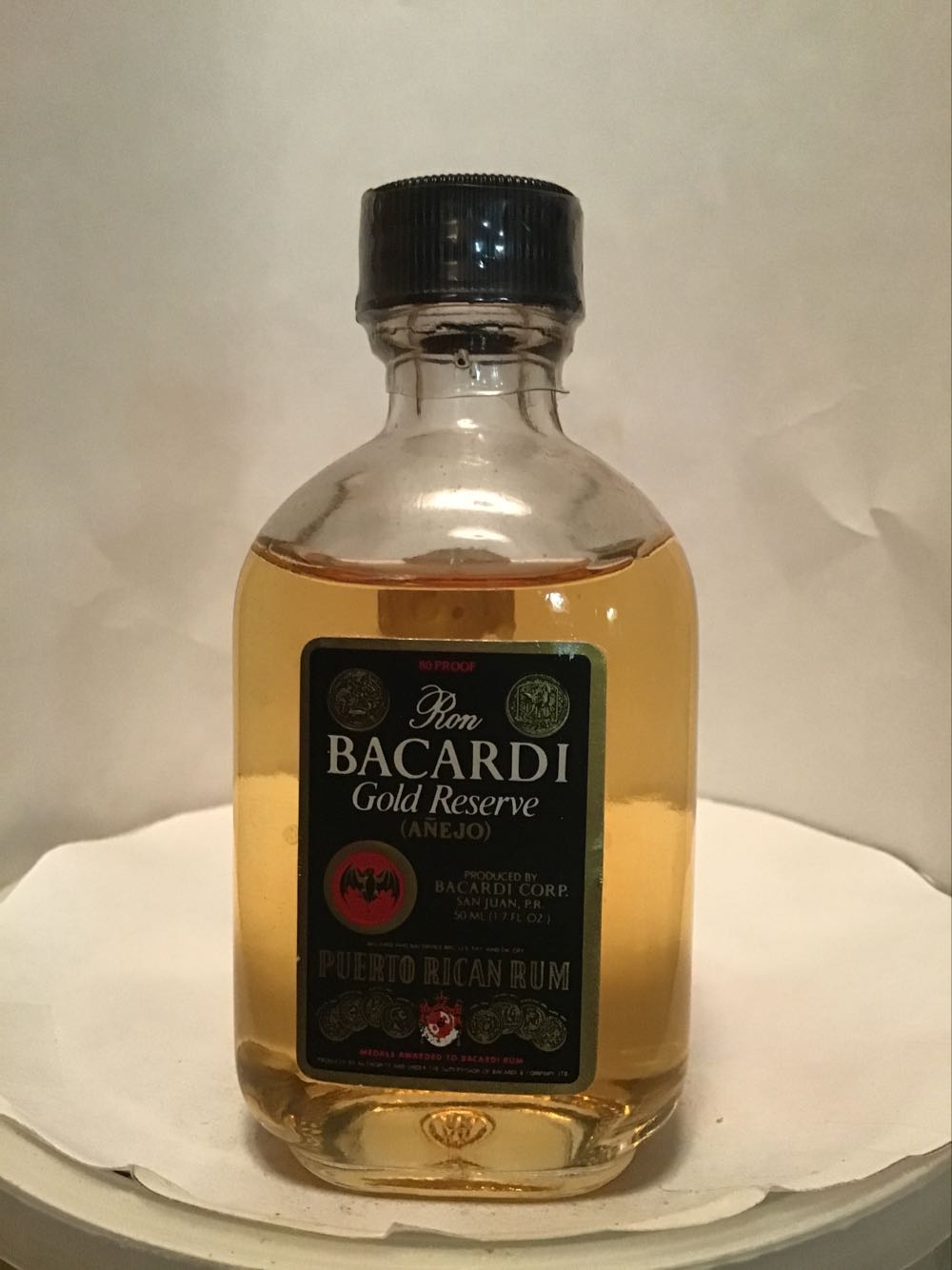 Bacardi & Limon & Gold Reserve & Suprtior - Bacardi & CO LTD (50 mL) alcohol collectible - Main Image 3