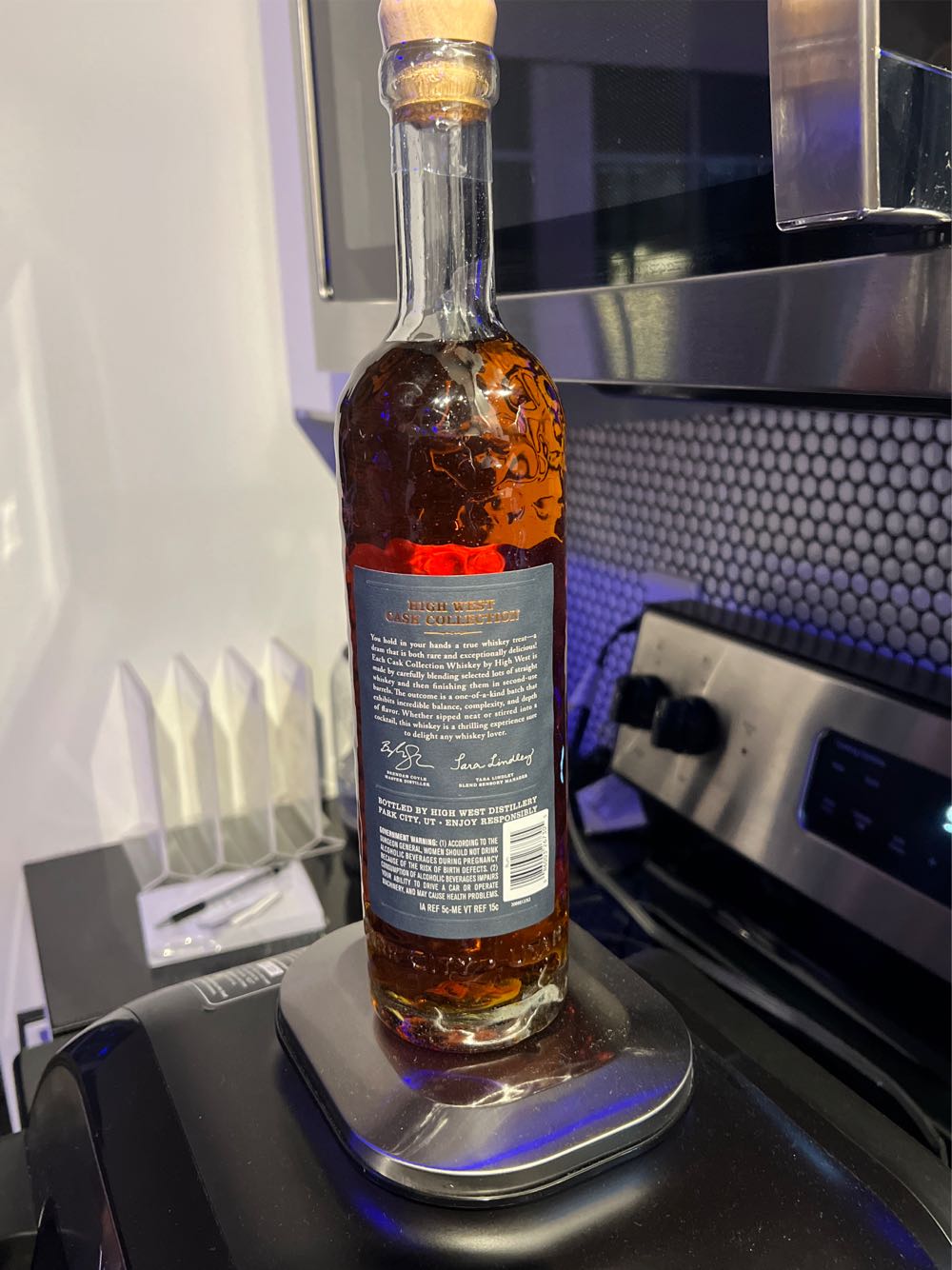 High West Cask Collection Barbados Rum Barrel Finished In Barbados Bourbon - High West Distillery (750 mL) alcohol collectible [Barcode 086003267305] - Main Image 2