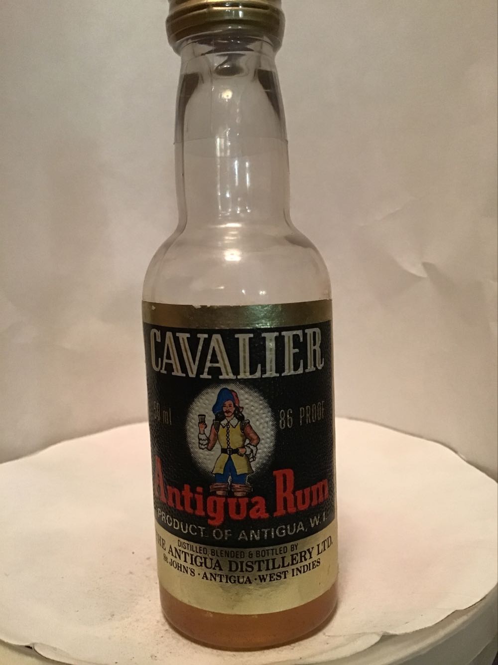 Cavalier - The Antigua Distillery (50 mL) alcohol collectible - Main Image 2