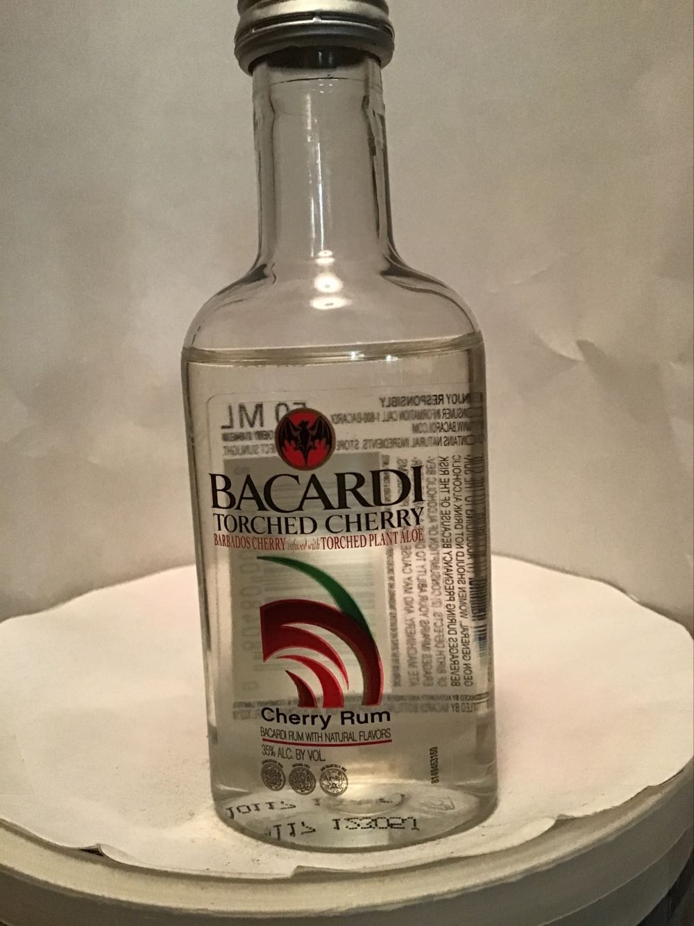 Bacardi & Artic Grape & Wolf Berry & Torched Cherry - Bacardi, Santiago (1.6 FL OZ) alcohol collectible - Main Image 4