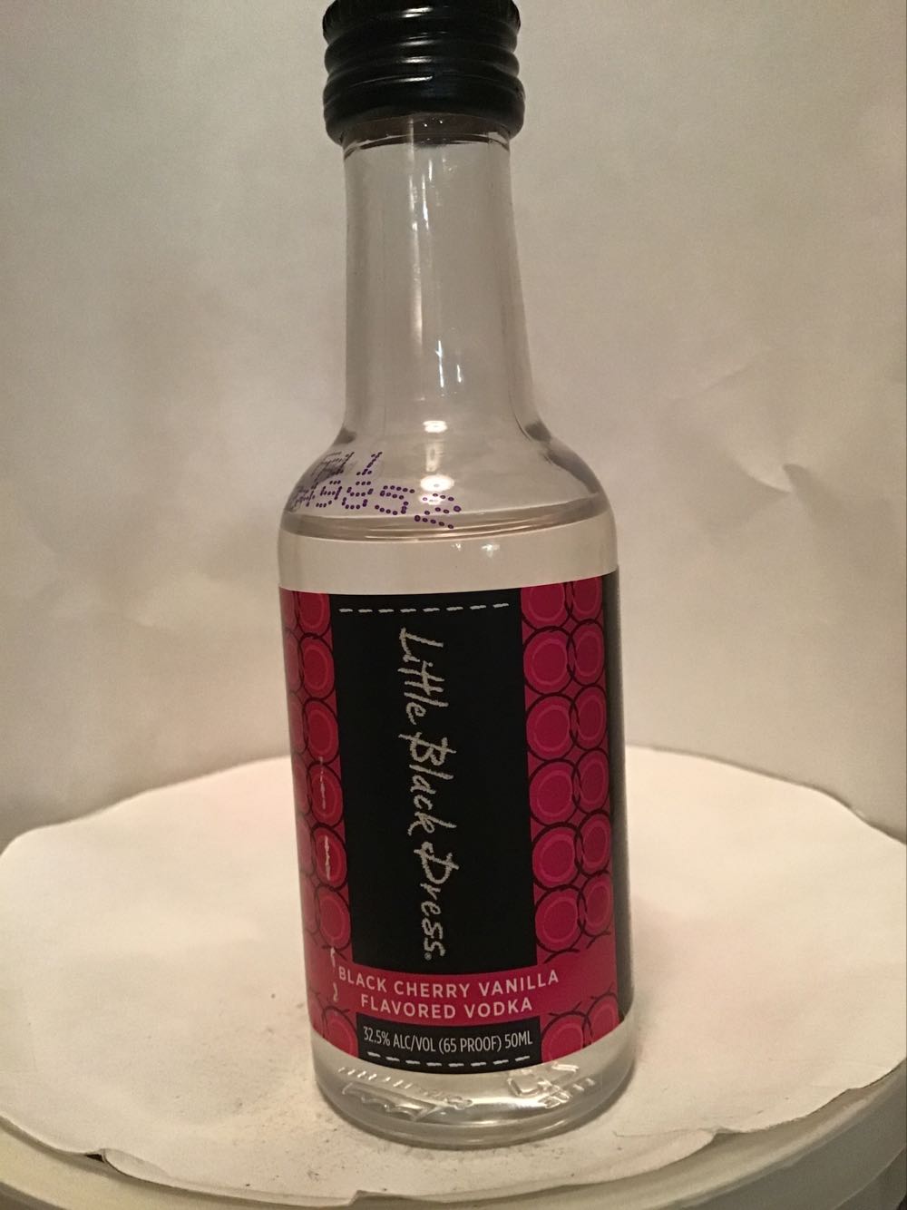 Little Black Dressblueberry Pomegranate & Pineapple Honey & Black Cherry & Vodka - Brown Forman (50 mL) alcohol collectible - Main Image 3