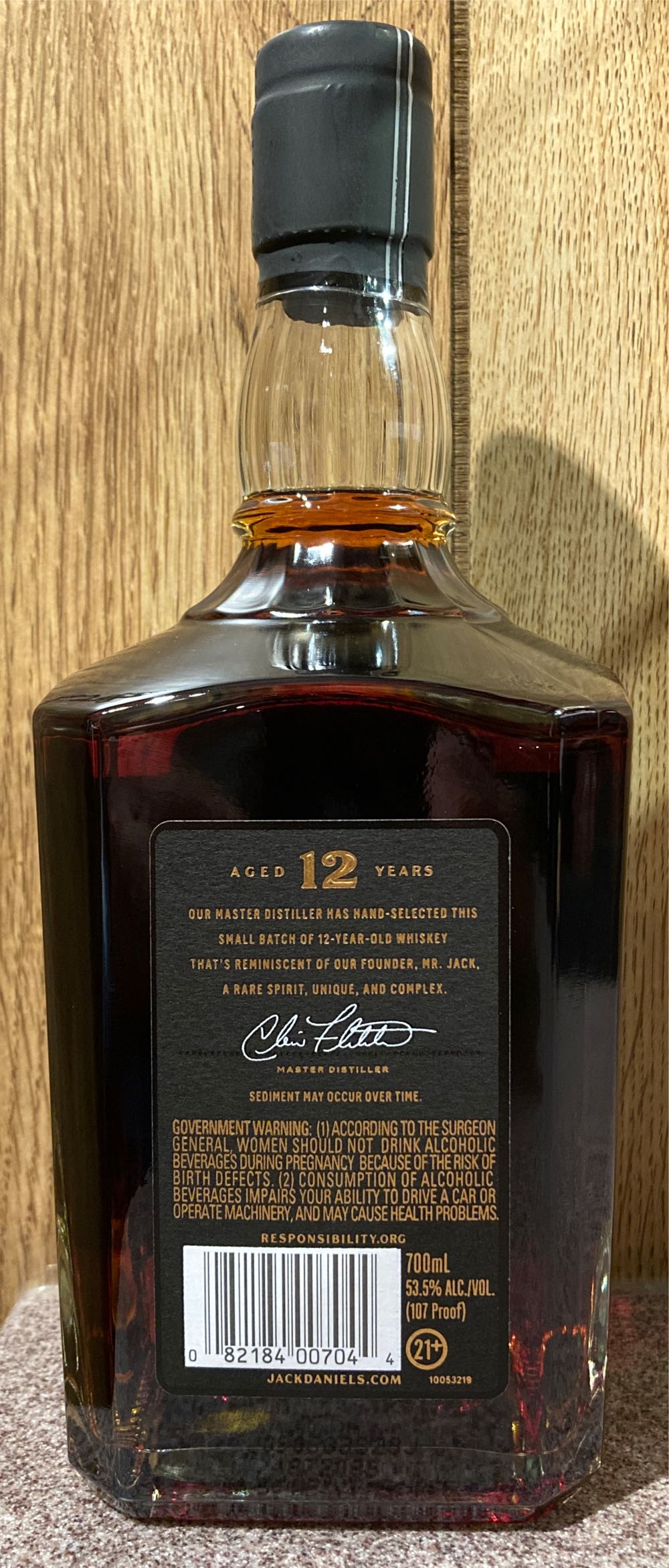 Jack Daniel’s 12 Years Old - Jack Daniel’s Distillery, Lynchburg, TN (700 mL) alcohol collectible - Main Image 3
