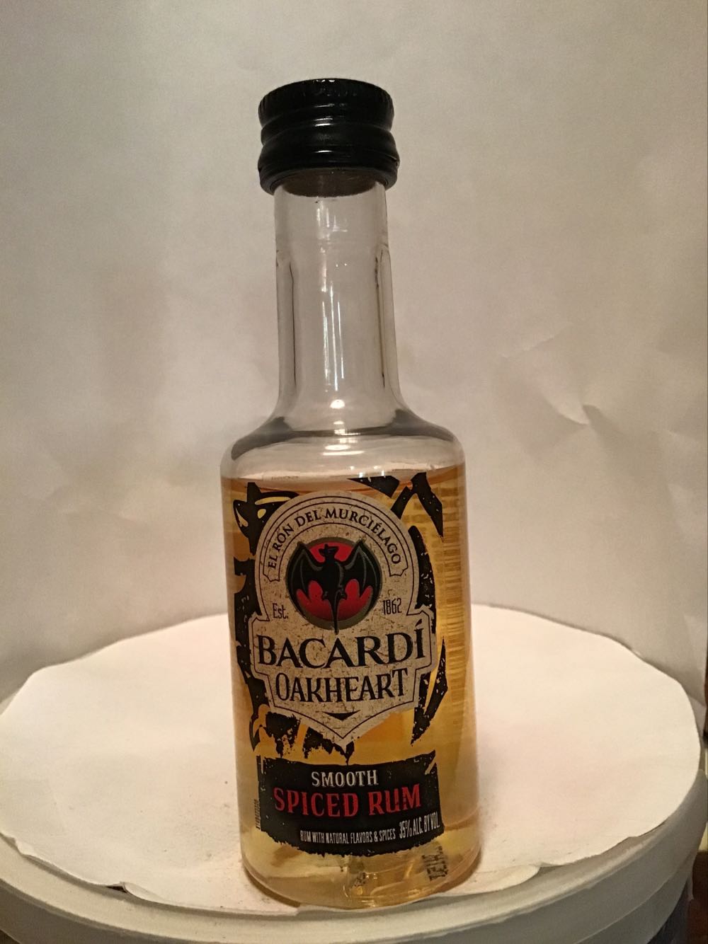 Bacardi Dragon Berry & Oakheart & Rock Coconut & Pineapple Fusion - Bicardi Co (50 mL) alcohol collectible - Main Image 2