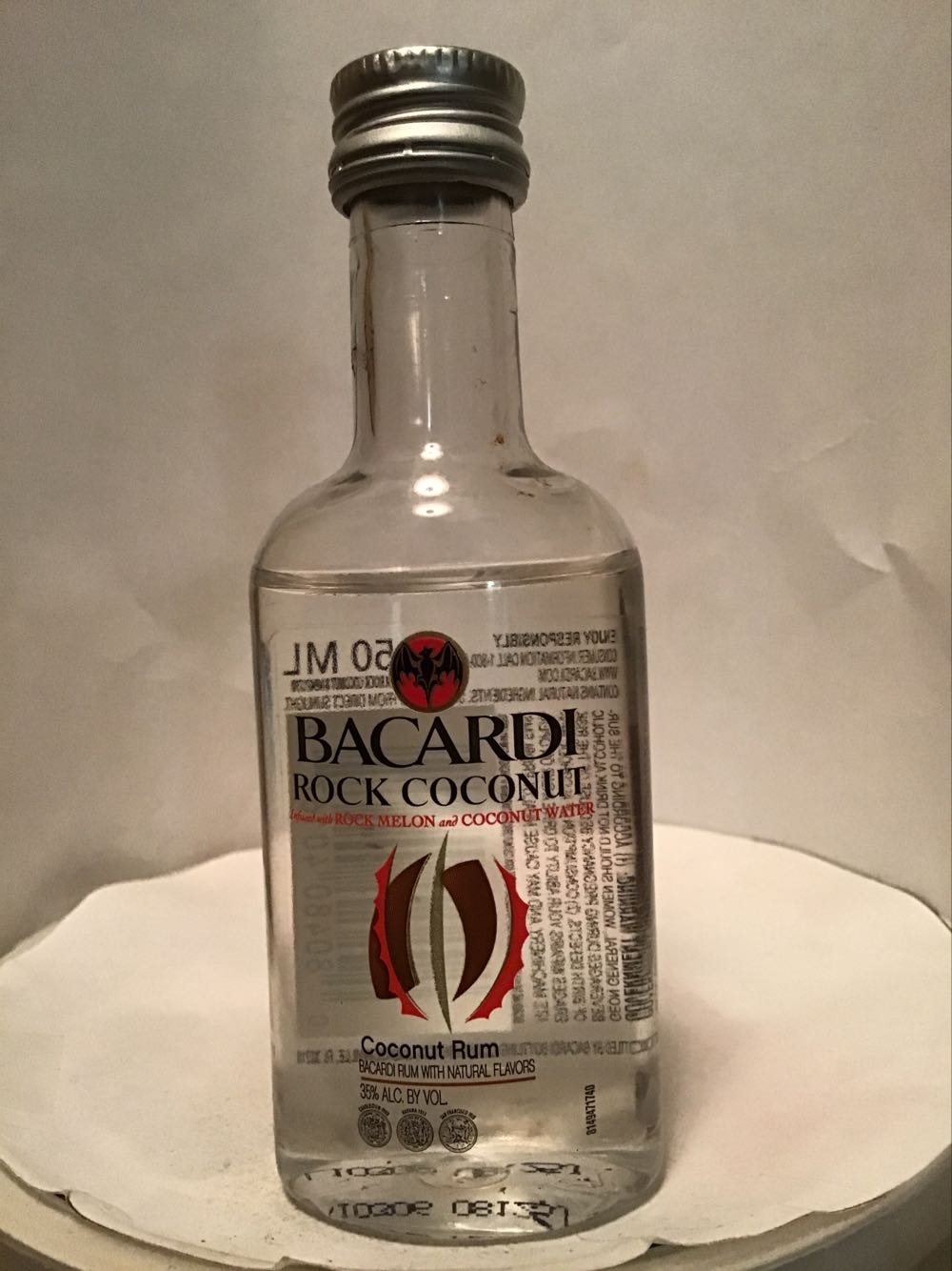 Bacardi Dragon Berry & Oakheart & Rock Coconut & Pineapple Fusion - Bicardi Co (50 mL) alcohol collectible - Main Image 3
