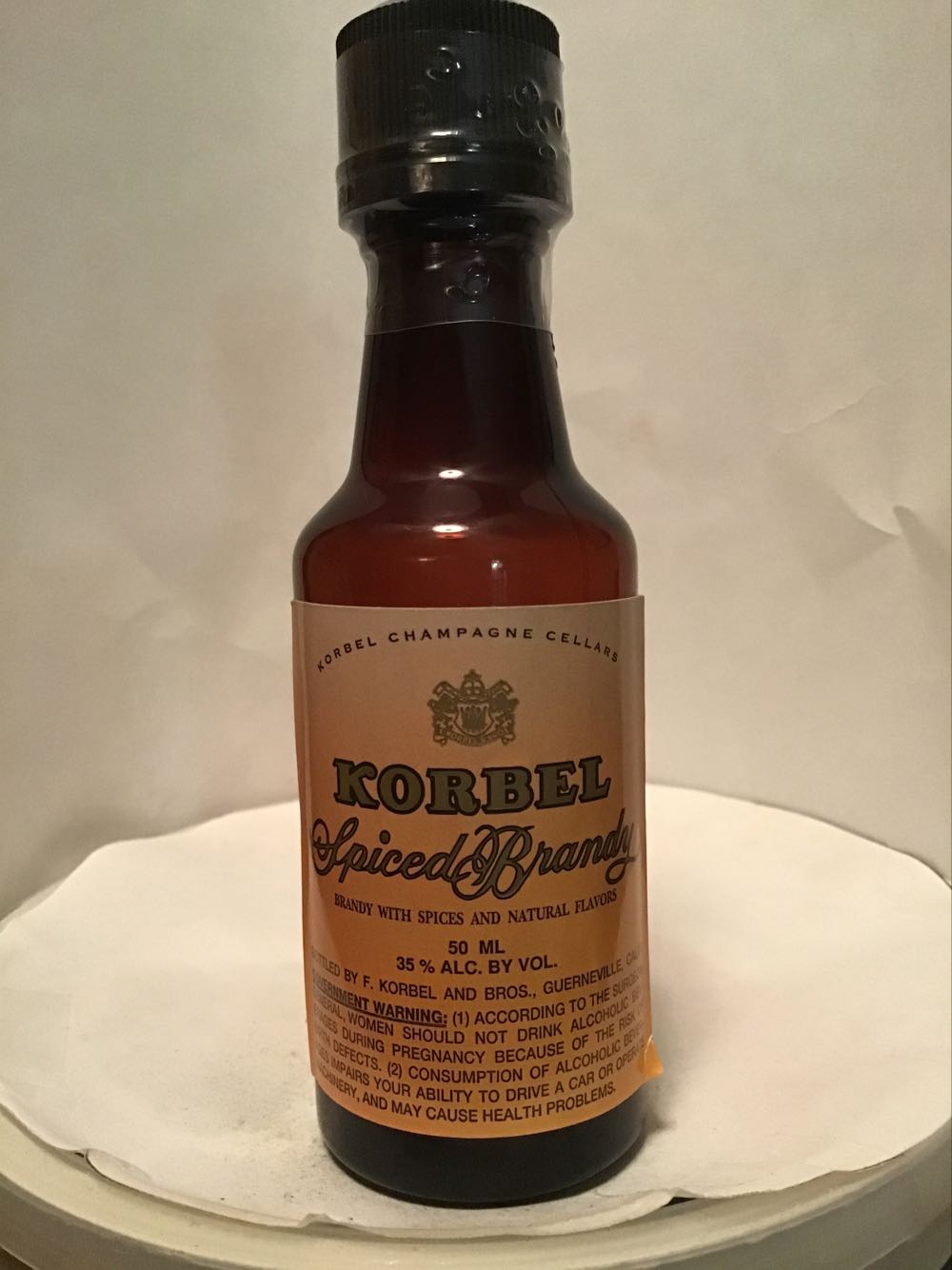 Korbel & Spiced - Korbel Bros. (50 mL) alcohol collectible - Main Image 2
