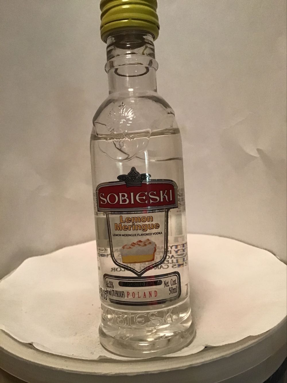 Sobieski Vanilia & Lemon Meringue - Imperial Brands, Inc. (50 mL) alcohol collectible - Main Image 2