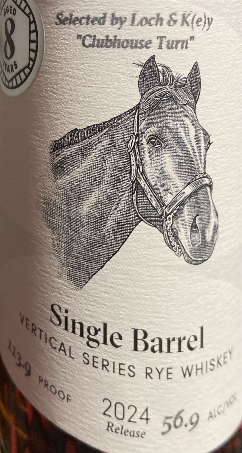 Pinhook Clubhouse Turn Rye - Bottled By Castle And Key (750 mL) alcohol collectible - Main Image 3