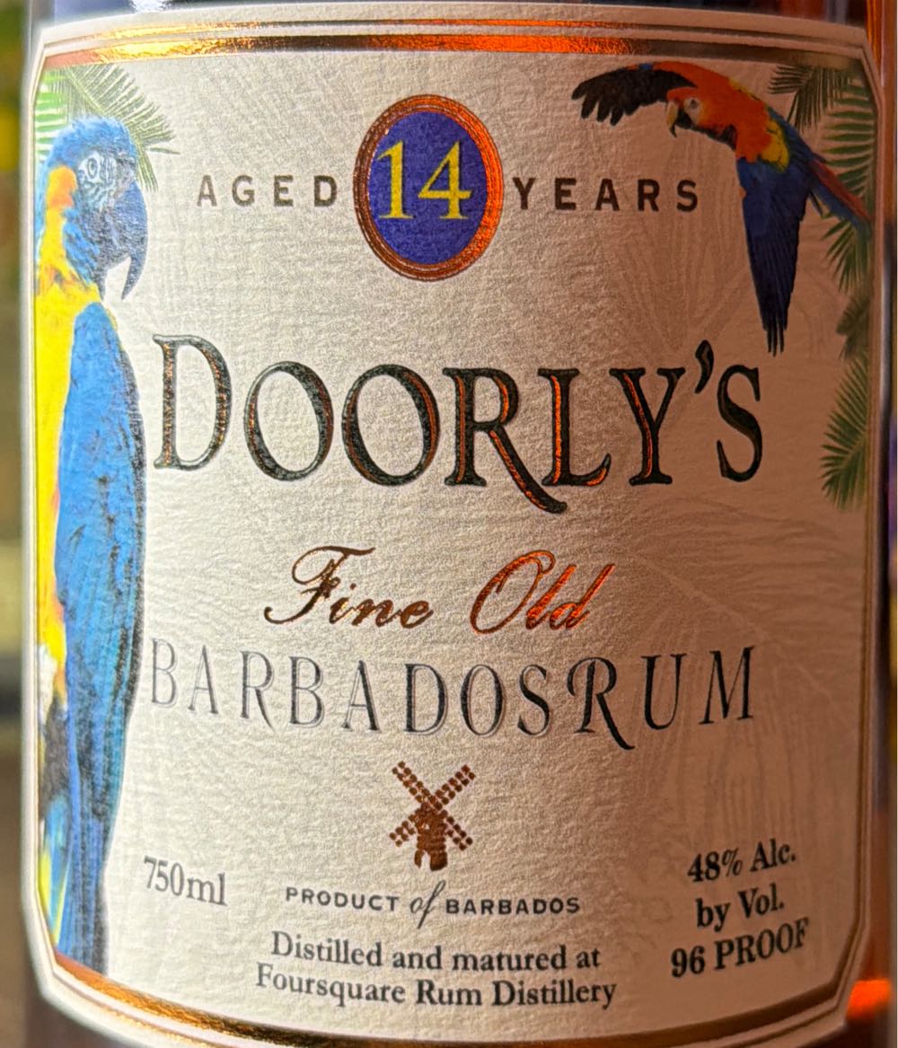 Doorly’s Foursquare  - Foursquare Rum Distillery (750 mL) alcohol collectible [Barcode 724803018177] - Main Image 2