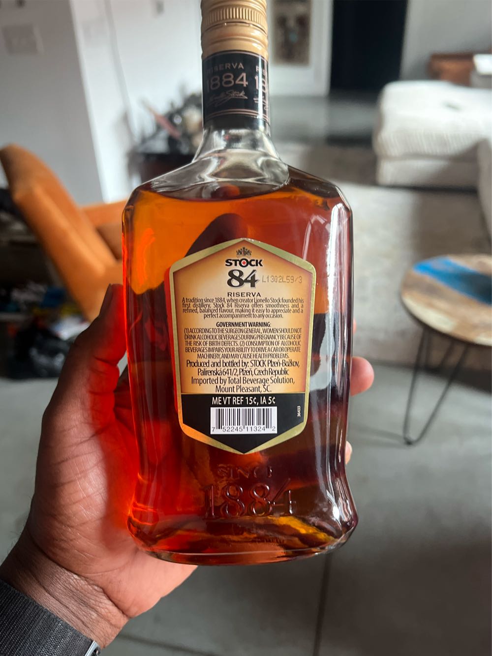 Stock 84 Riserva - Total Beverage Solution (750 mL) alcohol collectible [Barcode 752245113242] - Main Image 2