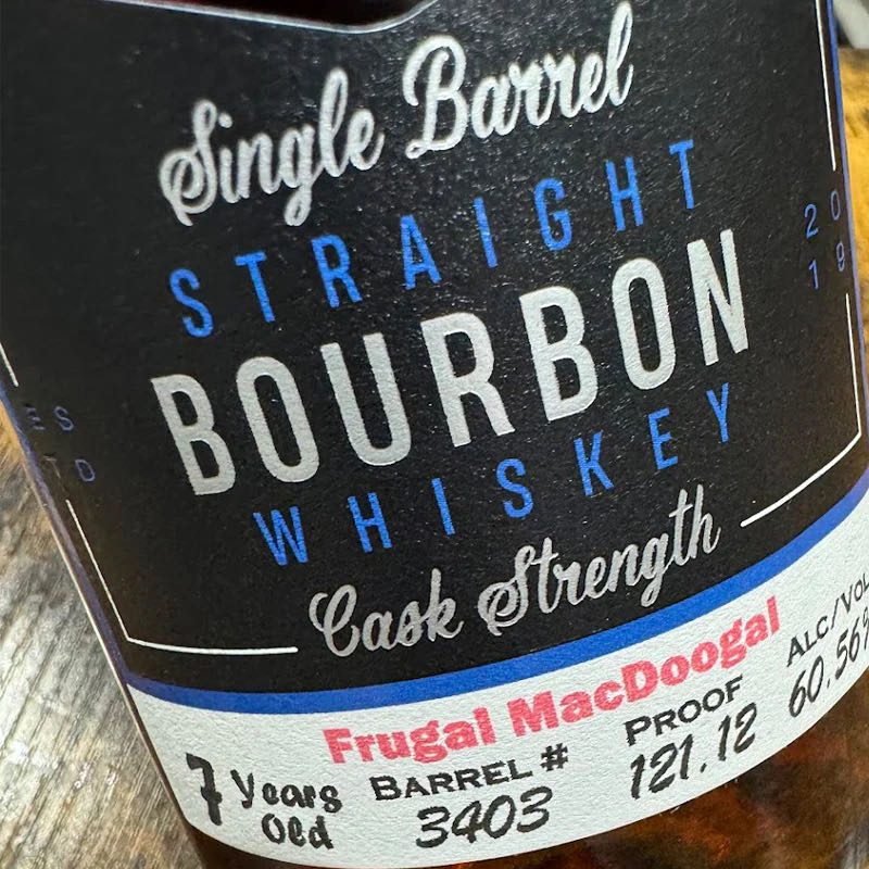 Nashville Barrel 7yr Bourbon “Steelbach’s” - Nashville Barrel Company (750 mL) alcohol collectible [Barcode 850033779110] - Main Image 2