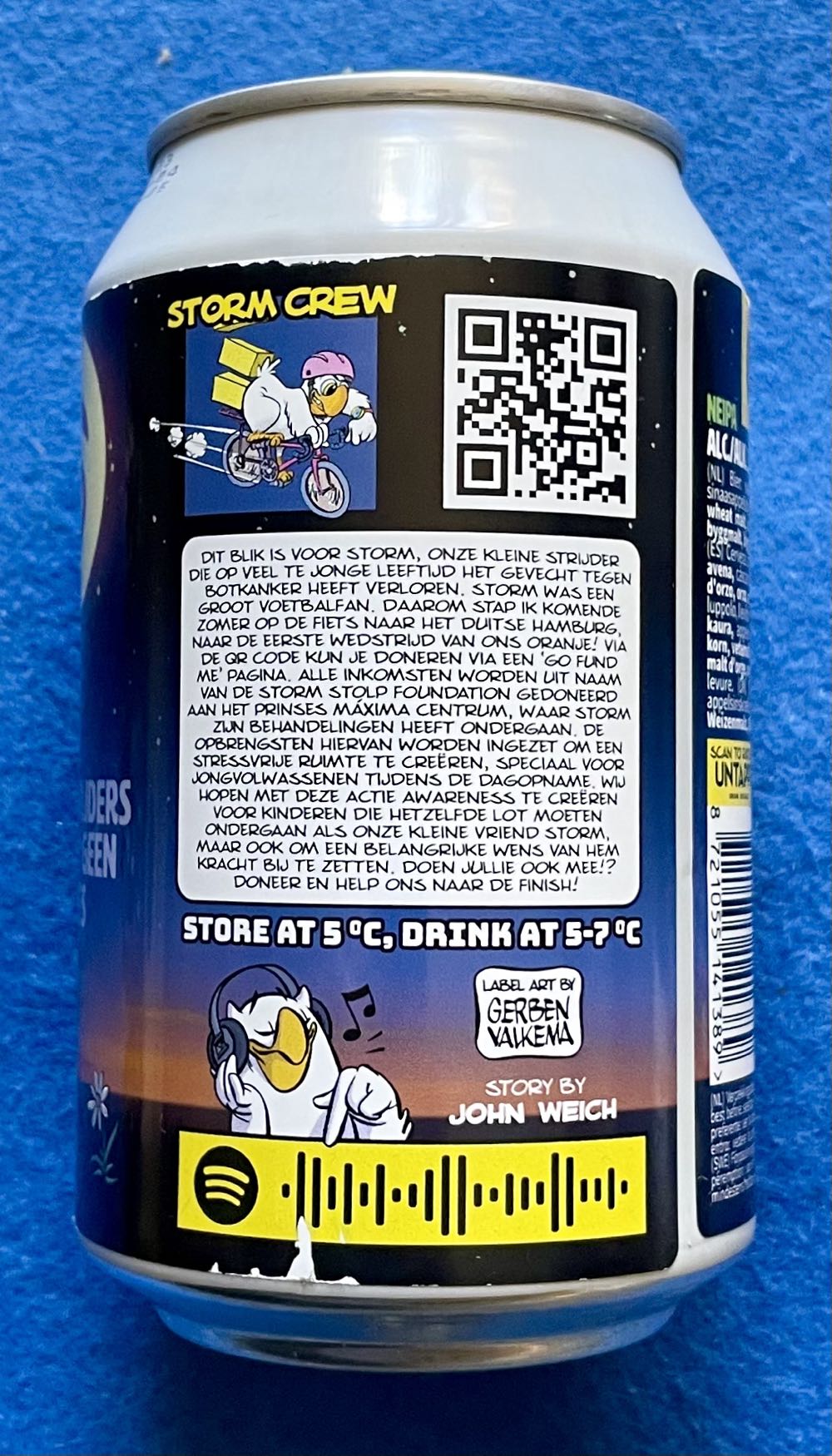 Echte Strijders Dragen Geen Capes - Uiltje Brewing Company (330 mL) alcohol collectible [Barcode 8721055141389] - Main Image 4