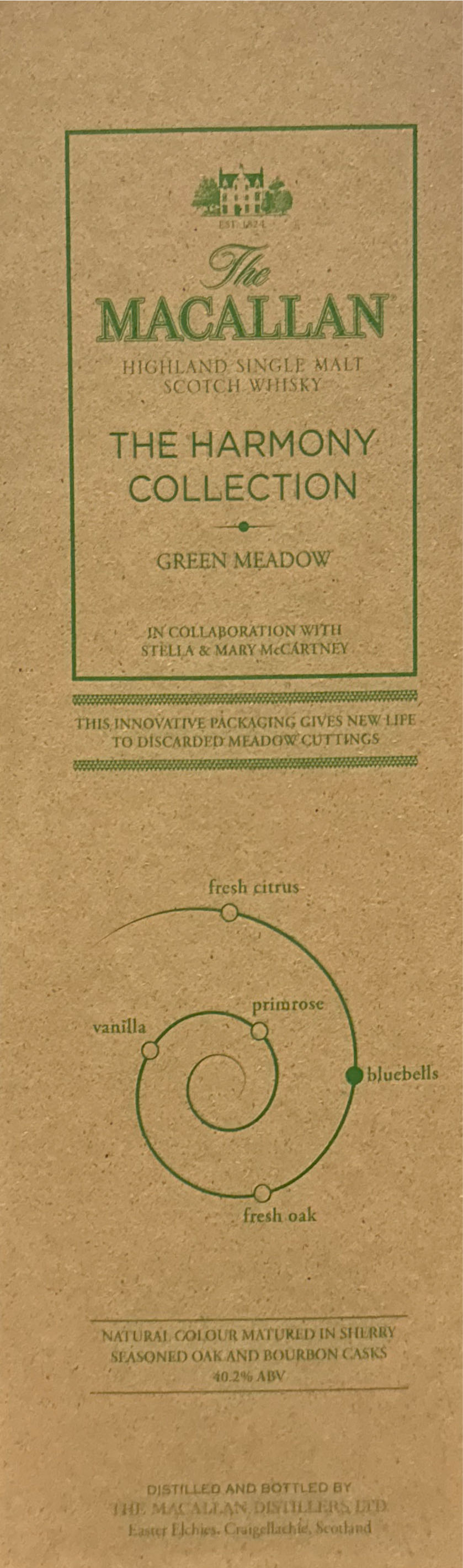 Macallan Harmony Collection, Green Meadow - Macallan (750 mL) alcohol collectible - Main Image 2