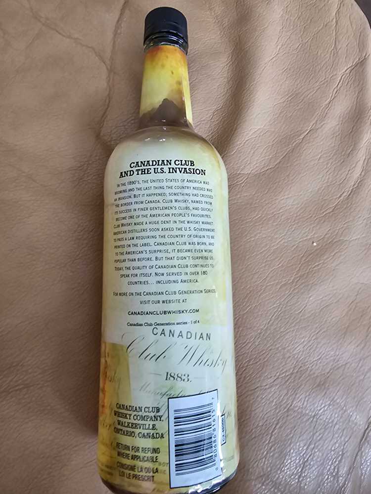 Canadian Club Limited Edition Canadian Club And The U.S. Invasion - The Canadian Club Whisky Company (750 mL) alcohol collectible - Main Image 2