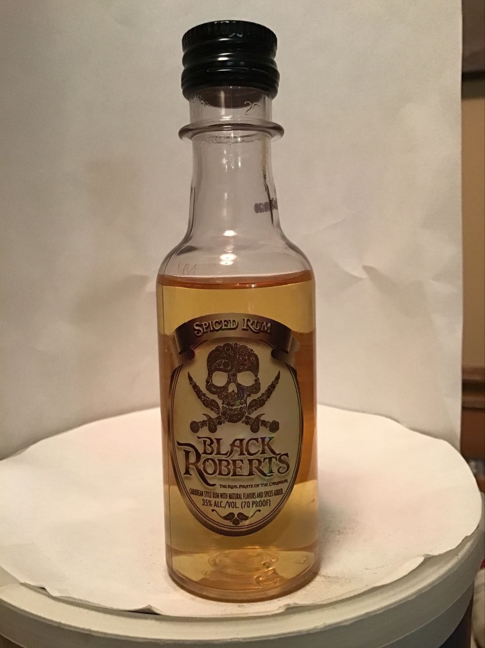 Black Robert’s Silver & Spiced - Florida Caribbean Distillers (50 mL) alcohol collectible - Main Image 2