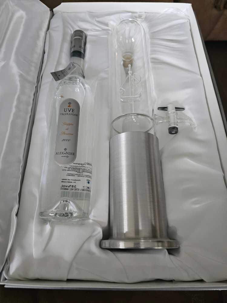 Uve D’Alexander Grappa  Di Rosecco - Alexander (750 mL) alcohol collectible - Main Image 2