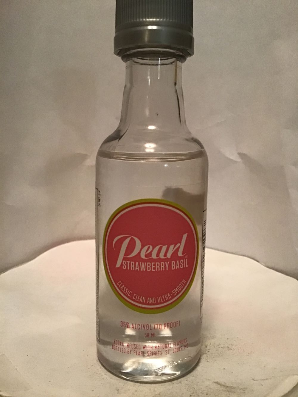 Pearl Peach & Strawberry Basil & Lime Basil & Plum - Pearl Spirits- St Louis- Mo (50 mL) alcohol collectible - Main Image 2