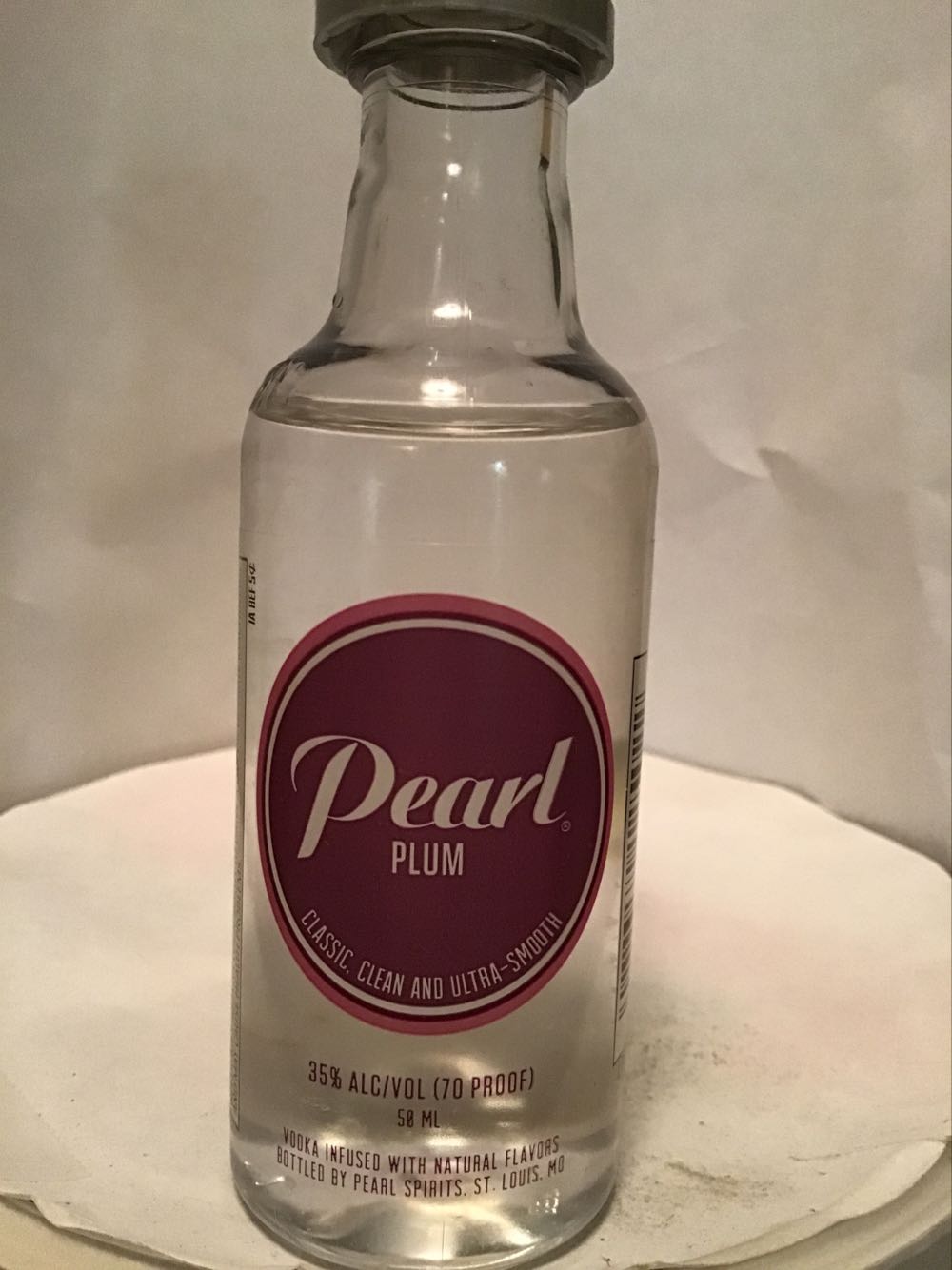 Pearl Peach & Strawberry Basil & Lime Basil & Plum - Pearl Spirits- St Louis- Mo (50 mL) alcohol collectible - Main Image 4