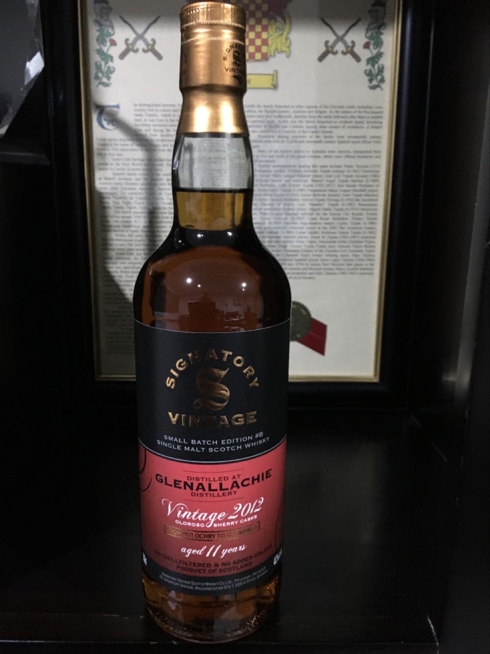 Signatory Glenallachie 11 Years - Signatory Vintage (700 mL) alcohol collectible [Barcode 5021944125524] - Main Image 3