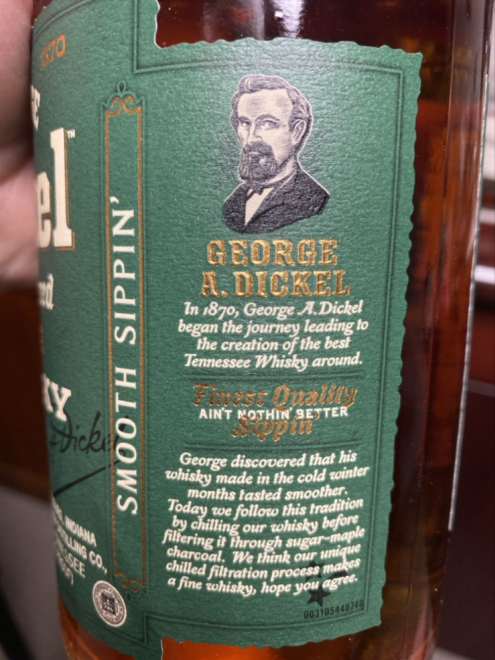 X-George Dickel Tennessee Rye - Cascade Hollow Distilling Co. alcohol collectible - Main Image 4