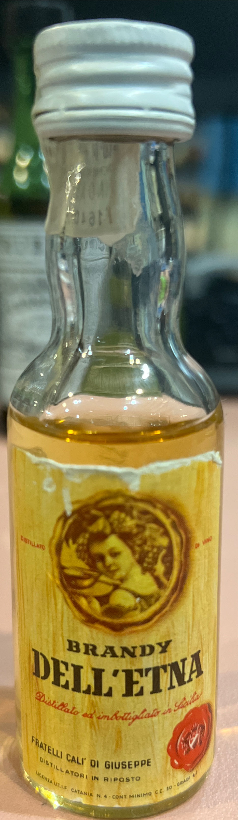 Vintage Tiny Bottle - Expresso Coffee Liqueur 